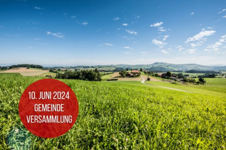 Einladung zur Gemeindeversammlung der Einwohnergemeinde Schwarzenburg vom 10. Juni 2024, 20.00 Uhr, Pöschensaal, Schwarzenburg (1/1)